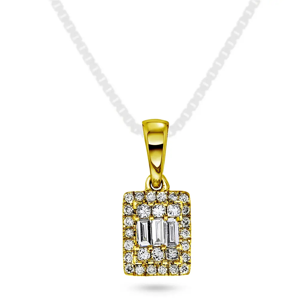 Elizabeth diamantanheng i 585 gult gull 0,25 ct