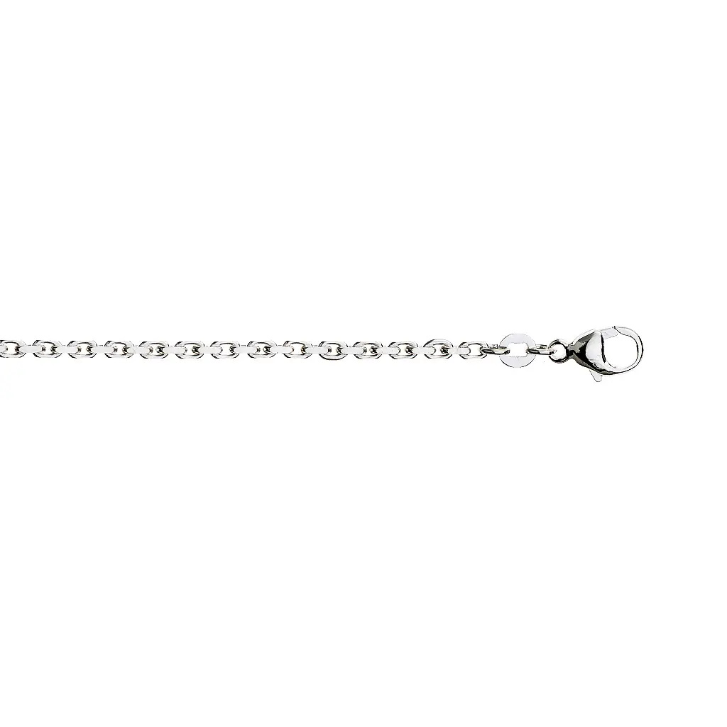 Ankerkjede i 925 sølv 2,1 mm, 42-70 cm