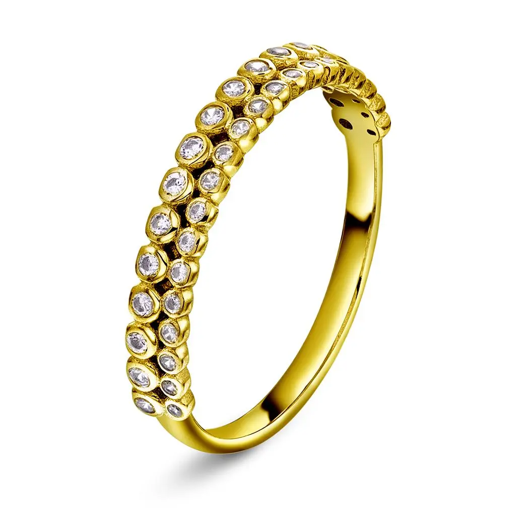 Aura ring i 925 forgylt sølv