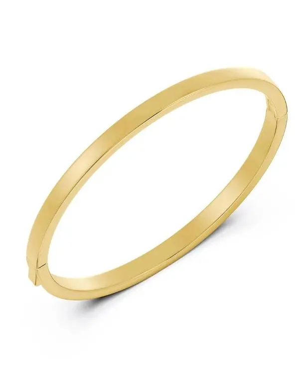 Fave armring i forgylt stål, S
