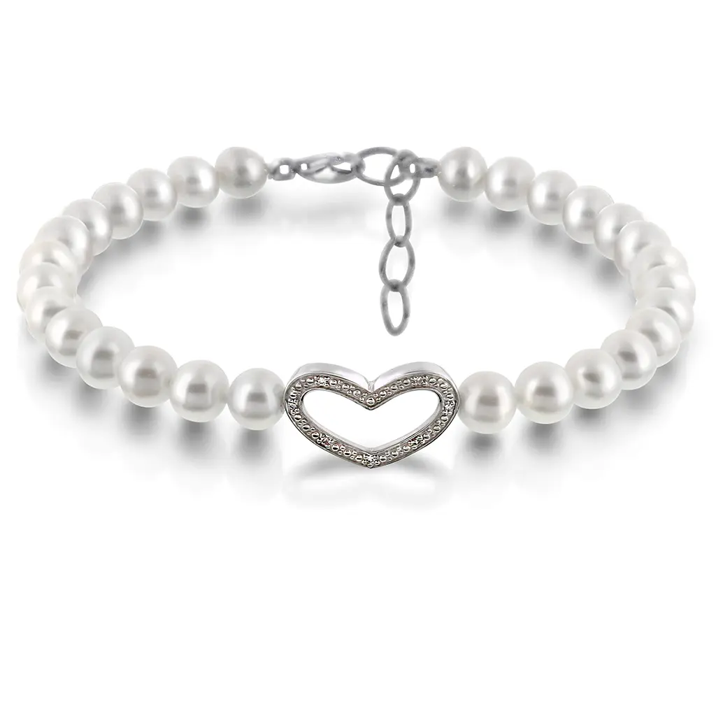 Armbånd i 925 sølv med diamant 0,02ct