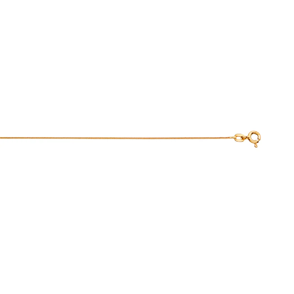Slangekjede i 585 gult gull 0,6 mm, 42 cm
