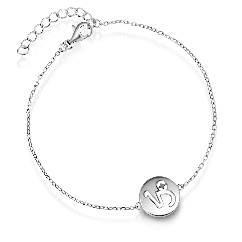 Pan Jewelry, Armbånd i 925 sølv med steinbukken