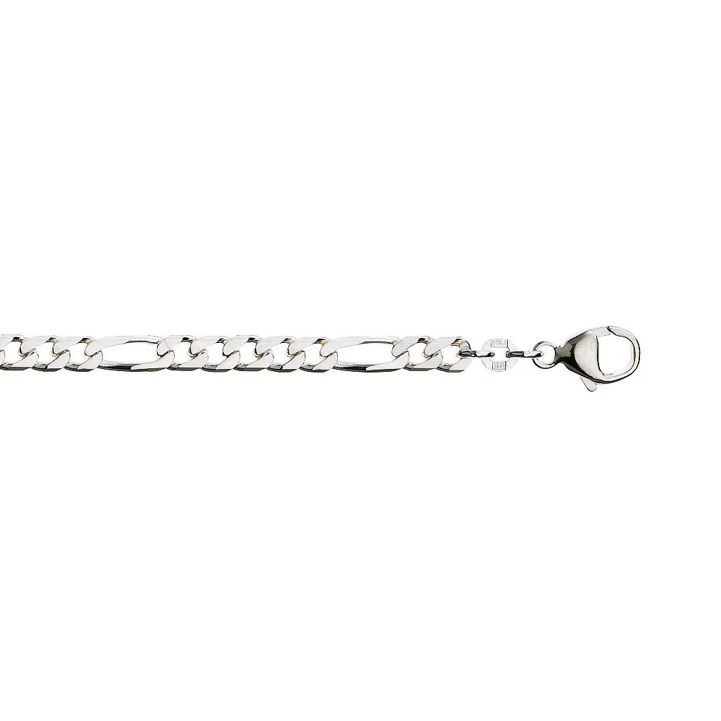 Figaro kjede i 925 sølv 5,6 mm, 45-50 cm
