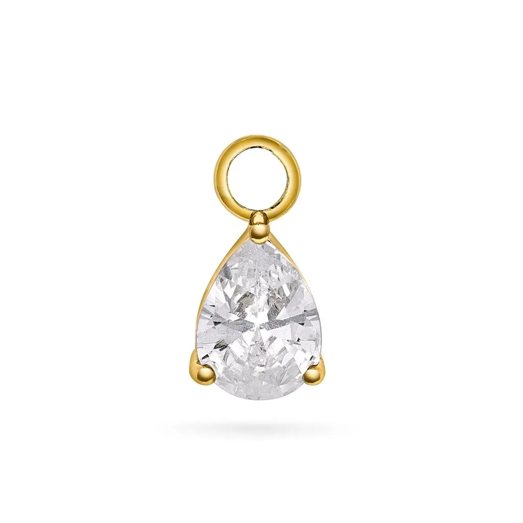 Bling Bling charms i 925 forgylt sølv