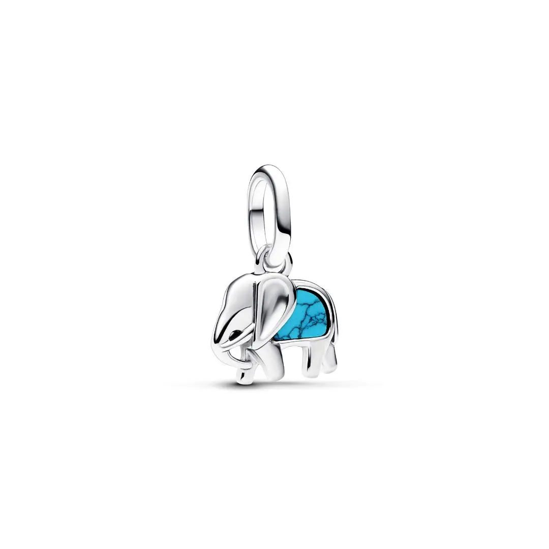 Charms i 925 sølv med elefant