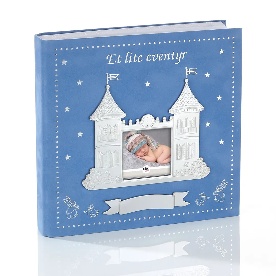 Eventyralbum til barn i lys blå