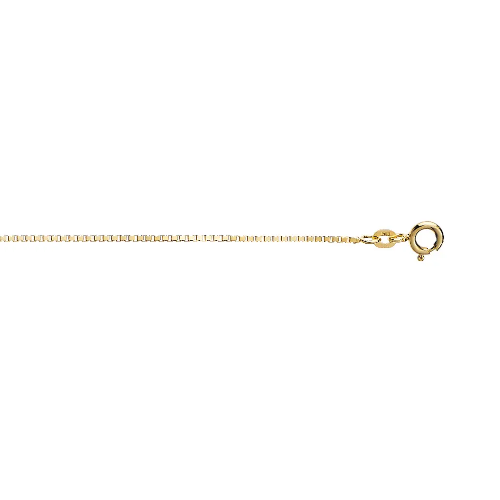 Veneziansk kjede i doublé 1,3 mm, 36-80 cm