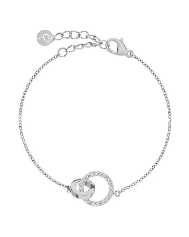 Eternal Orbit armbånd i stål med hjerte