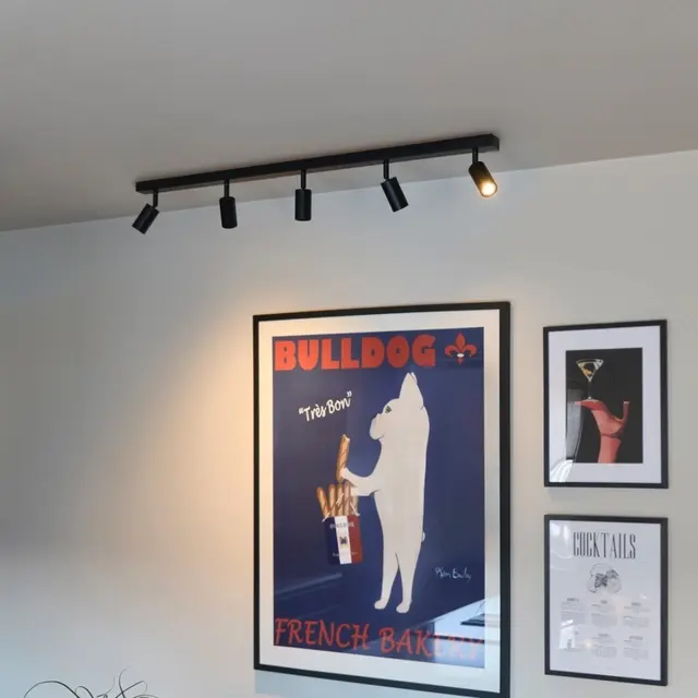 Mino skinne 5lys 100cm sort