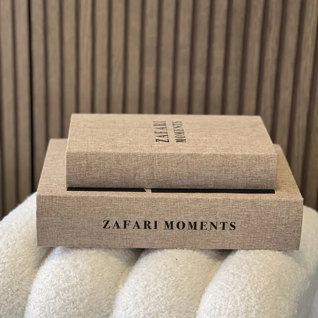 Coffee books moments 2pk. beige