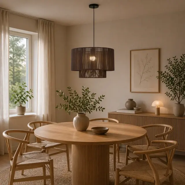 Naya taklampe 50cm brun