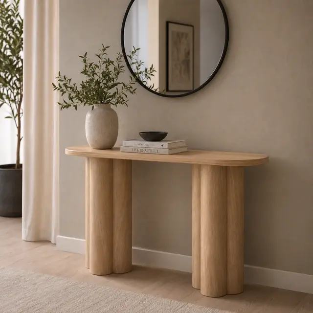 Pillar konsollbord natur