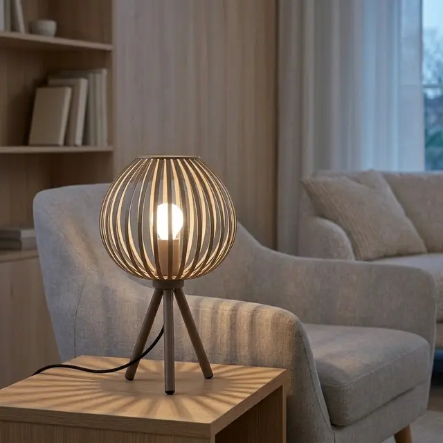Keliz bordlampe 32cm coffee