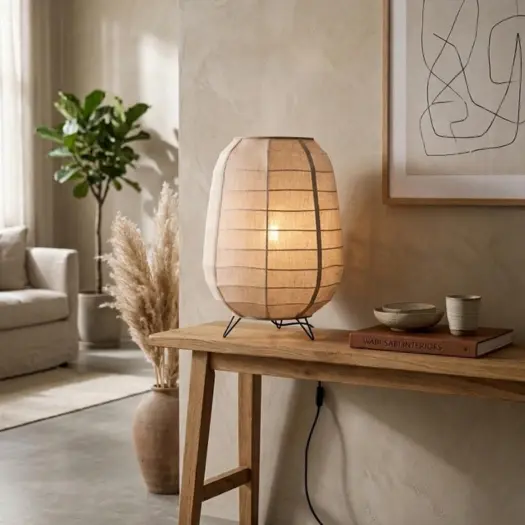 Delino gulvlampe 57cm natur