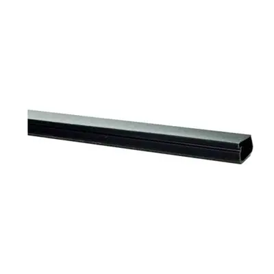 Kabelkanal 2m lim 16x10mm sort