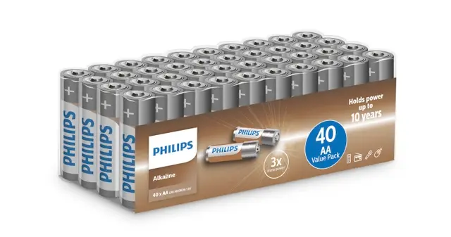 Batteri Alkaline AA 40pk.