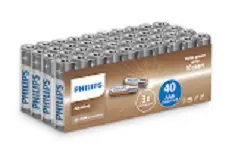 Batteri Alkaline AAA 40pk.