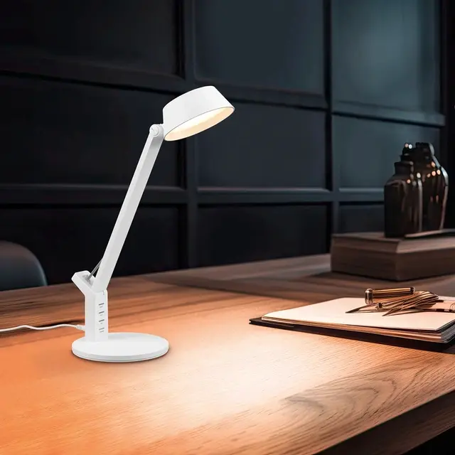 Ava LED skrivebordslampe 40cm hvit