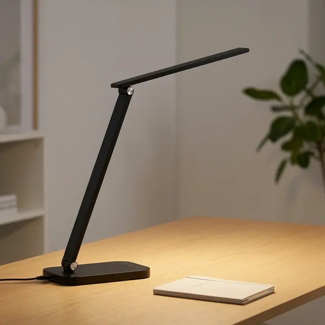 Harriet LED skrivebordslampe 39cm sort