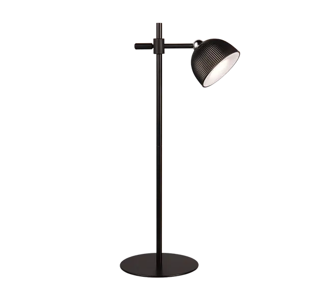 Maxima LED oppladbar skrivebordslampe 41cm sort