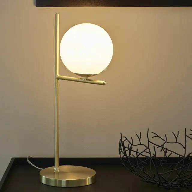 Pure bordlampe 52cm messing
