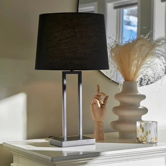 Texas bordlampe 42cm sort