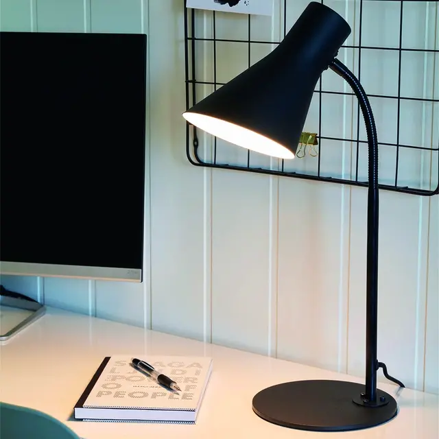 Odense skrivebordslampe 49cm sort