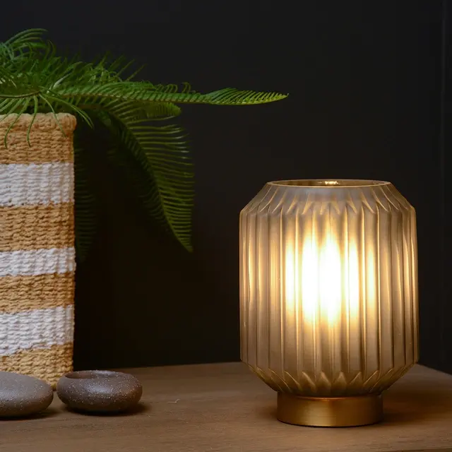 Sueno bordlampe 17cm grå