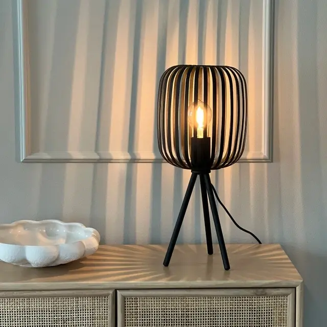 Romazzina bordlampe 43cm sort