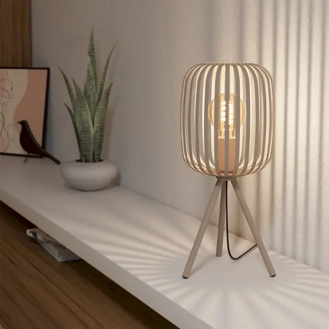 Romazzina bordlampe 43cm beige