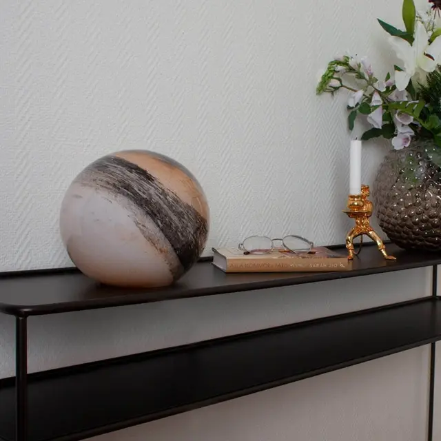 Mira bordslampe 20cm brun