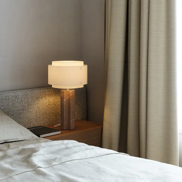 Takai bordlampe 55cm brun