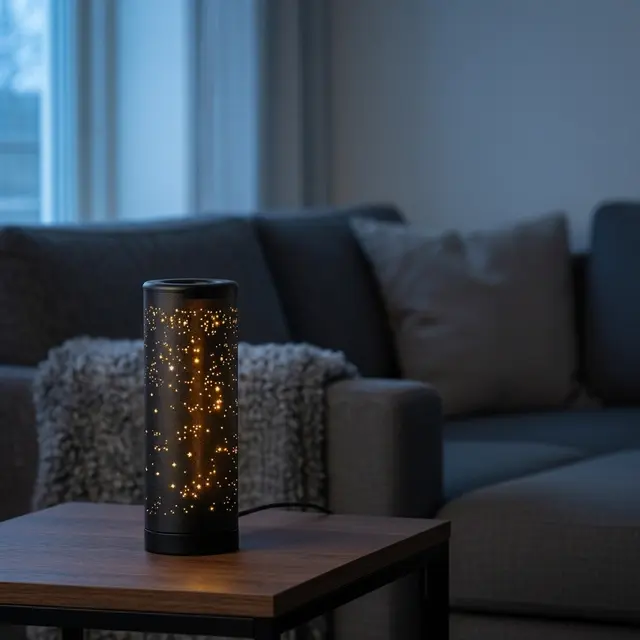 Tacos LED bordlampe 36cm sort