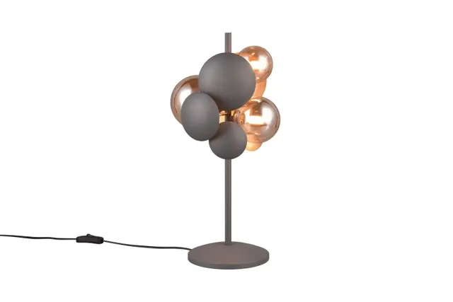 Bubble bordlampe 50cm sort