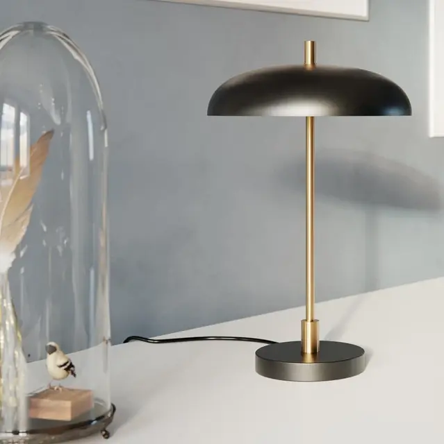 Shelby bordlampe 45cm sort