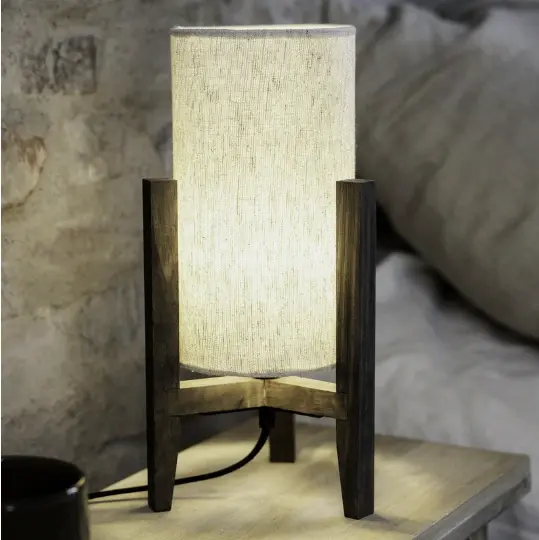 Eruca bordlampe 34cm brun