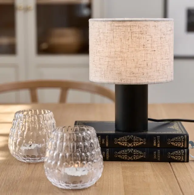 Lumo bordlampe 20cm sort