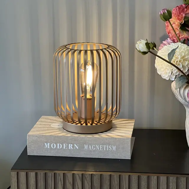 Maritza bordlampe 24,5cm champagne