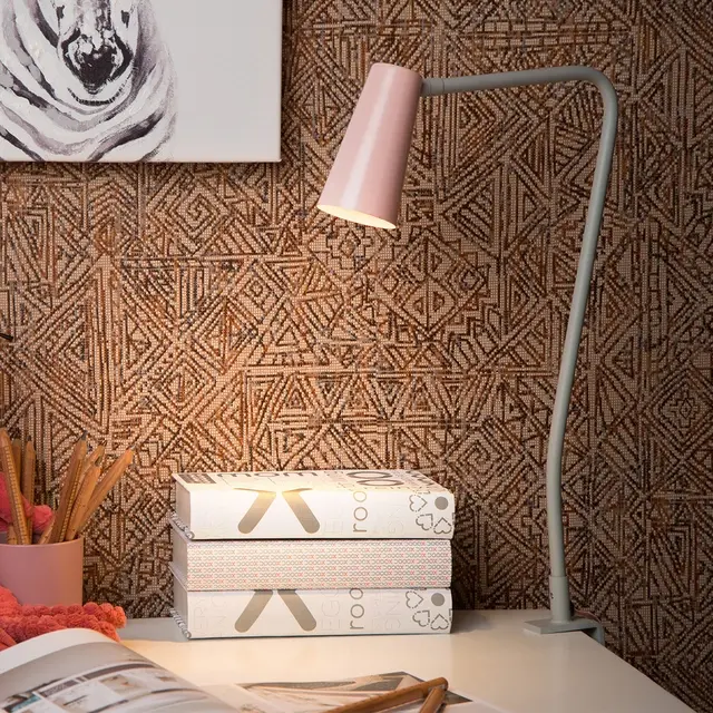 Driss bordlampe rosa