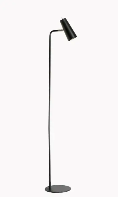 Texas leselampe gulv 142cm sort