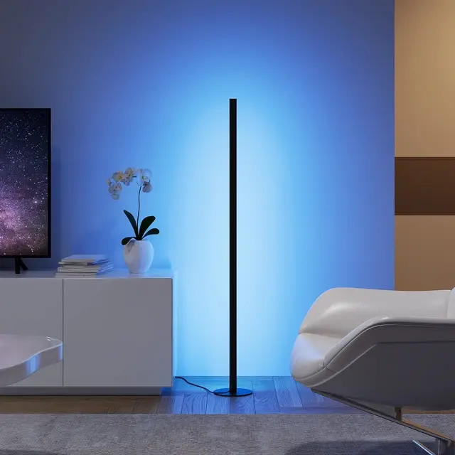 Tendo LED gulvlampe 110cm RGB sort