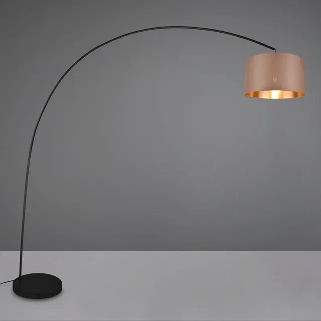 Mansur gulvlampe 210cm sort
