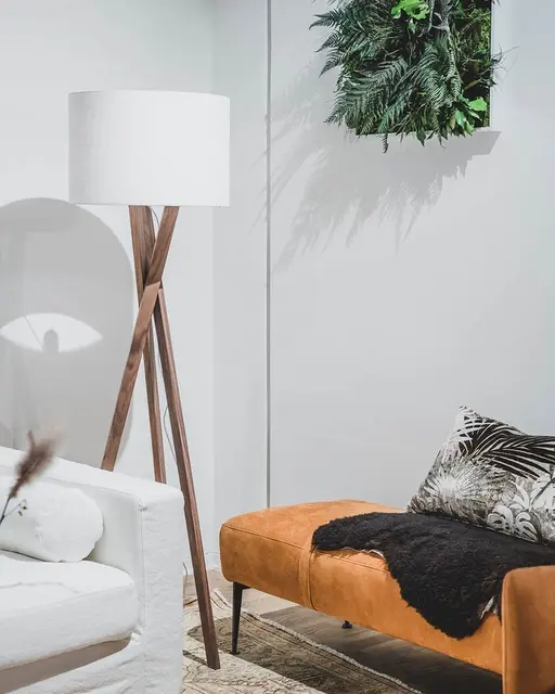 Vega gulvlampe 160cm brun