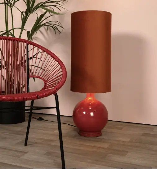Esterad gulvlampe 65cm oransje