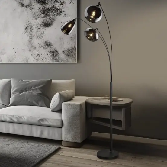 Lumina gulvlampe 3lys 200cm smoke