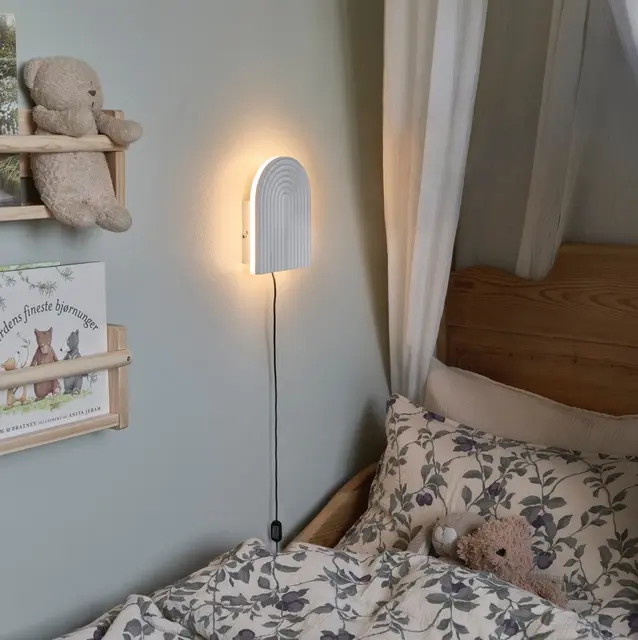 Arches LED vegglampe 20cm hvit