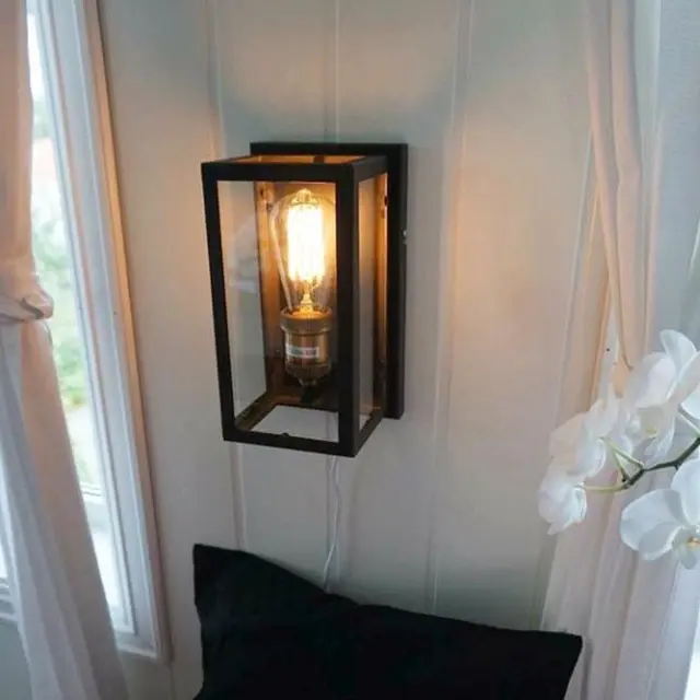 Dovre vegglampe 25cm sort