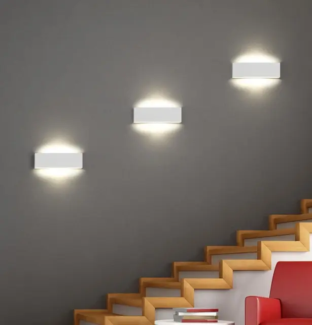 Concha vegglampe 28cm hvit