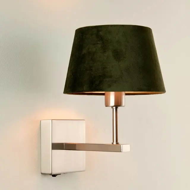 Mango vegglampe 20cm stål